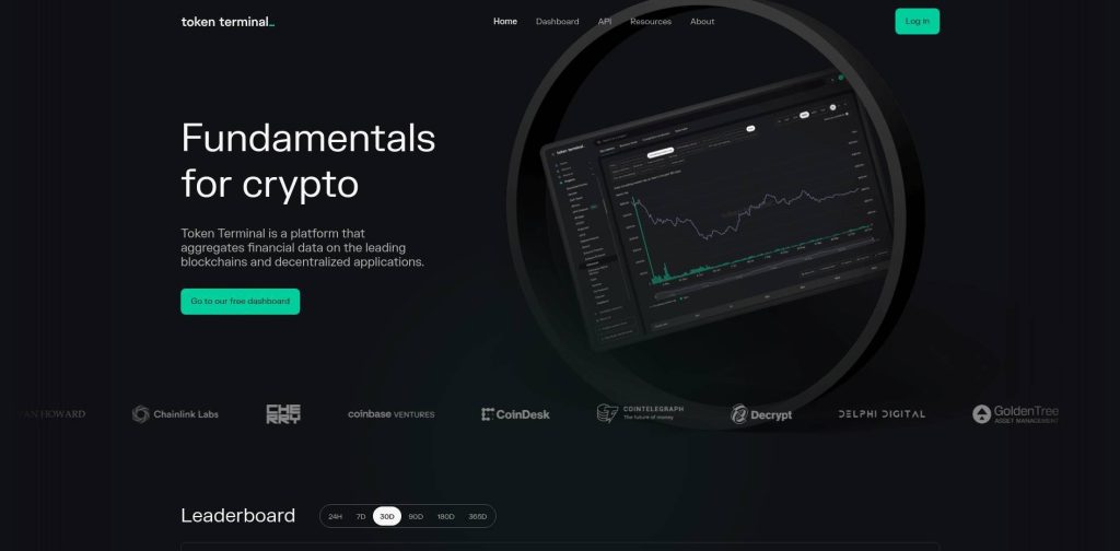 Token Terminal - Onchain Crypto Data Platform | DeFiShills