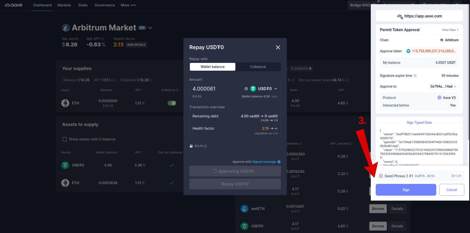 Repayment Transaction DeFi Lending & Borrowing: How to Earn Interest & Leverage